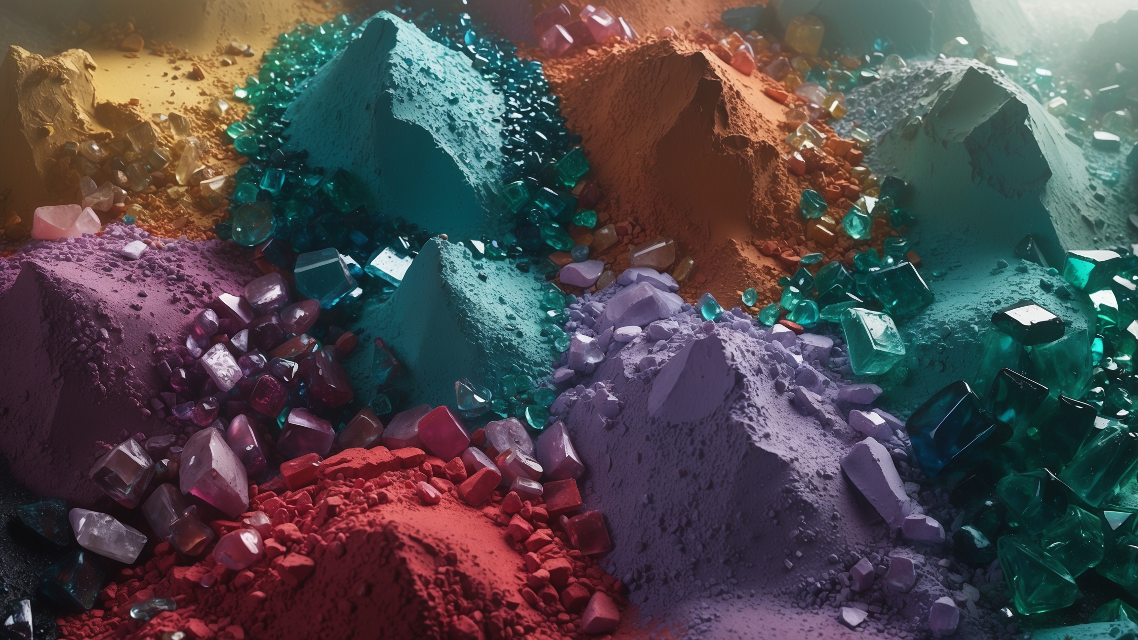 Abstract glass art background